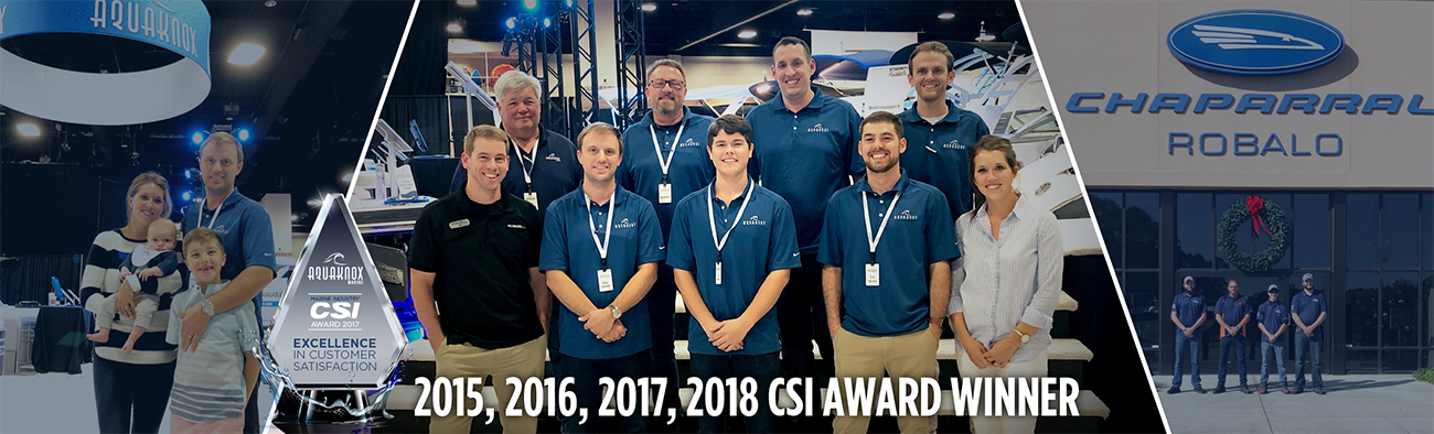 Aquaknox Marine staff, 2015,2016,2017,2018 CSI Award Winner